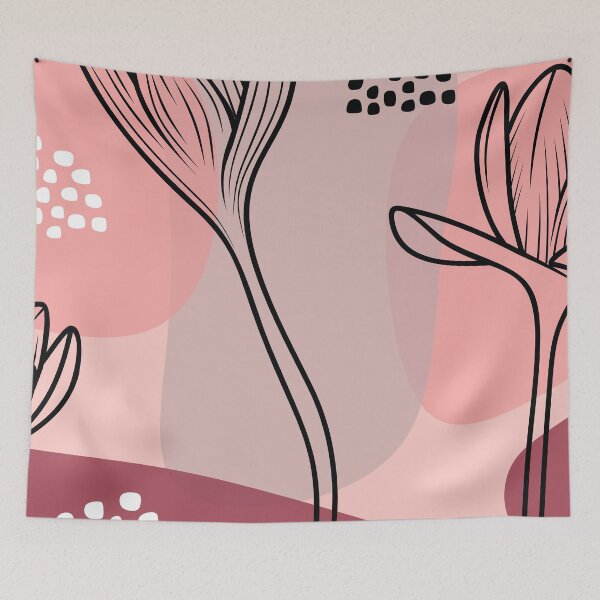Item preview, Hirsionsan floral line art - Hirsionsan gothic art designed and sold by cruzzcreation.