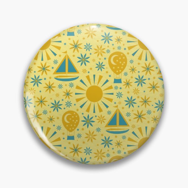 Item preview, Boats, balloons and sunshine pattern designed and sold by KizzyW.