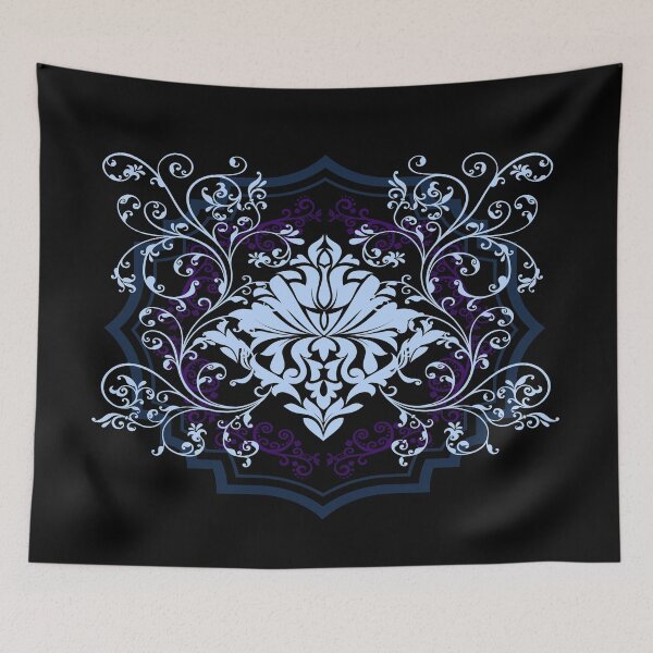Item preview, Blue and Purple Ornate design  designed and sold by jcad216.
