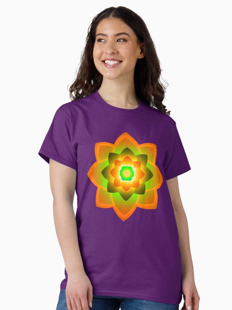 Thumbnail 2 of 7, Classic T-Shirt, Starlight Mandala Series 5 designed and sold by vkdezine.