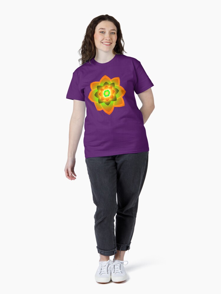 Thumbnail 4 of 7, Classic T-Shirt, Starlight Mandala Series 5 designed and sold by vkdezine.