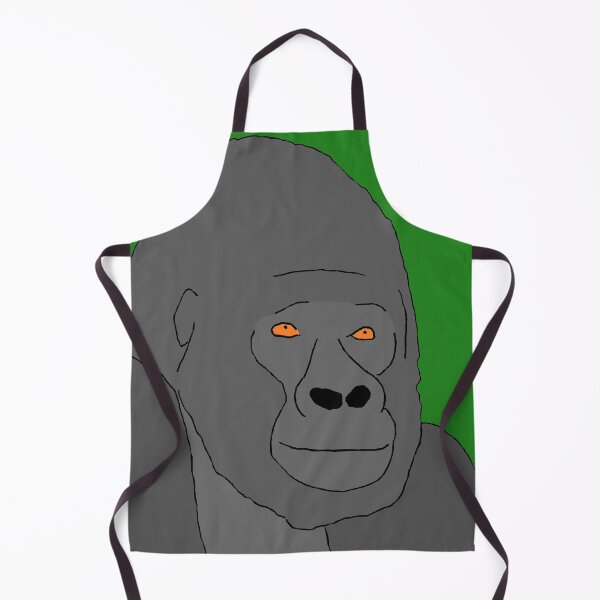 Item preview, Western Lowland Gorilla Cartoon designed and sold by RevolutionInPaint.