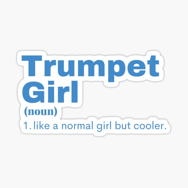 Item preview, Trumpet  Girl - Trumpet  designed and sold by PoppysPicture.