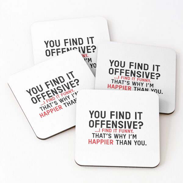 Item preview, You Find It Offensive? I Find It Funny that's why i'm happier than you designed and sold by VintagePathway.
