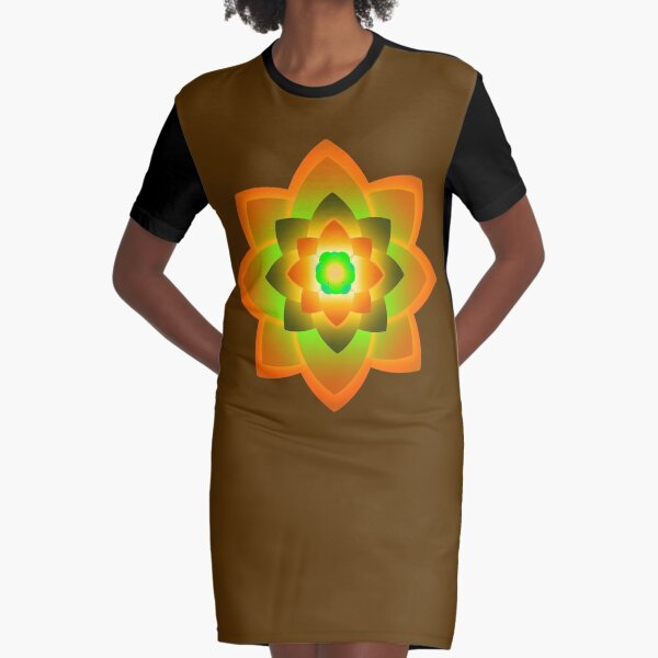 Starlight Mandala Series 5 Graphic T-Shirt Dress