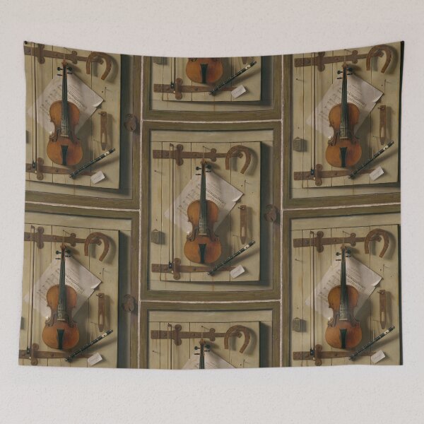 Item preview, Still Life-Violin and Music 1888 by William Michael Harnett designed and sold by amee _artshop.