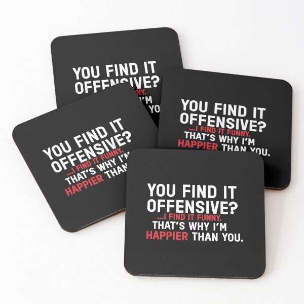 Item preview, You Find It Offensive? I Find It Funny that's why i'm happier than you designed and sold by VintagePathway.