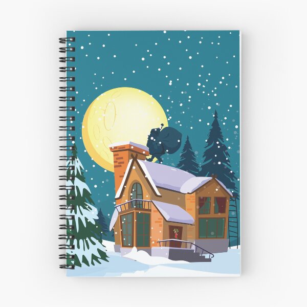 Item preview, chrismas snow falling home - winter designed and sold by cruzzcreation.