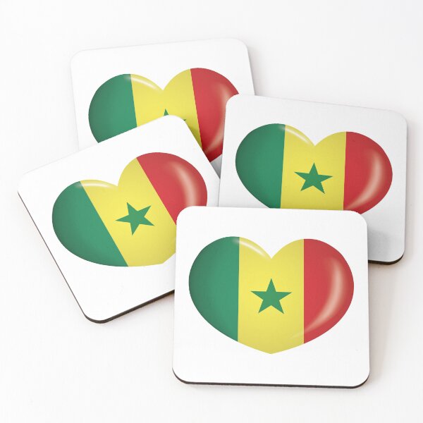 Item preview, Illustration icon heart with flag of Senegal. Ideal for catalogs of institutional materials and geography designed and sold by LucianoCosmo.