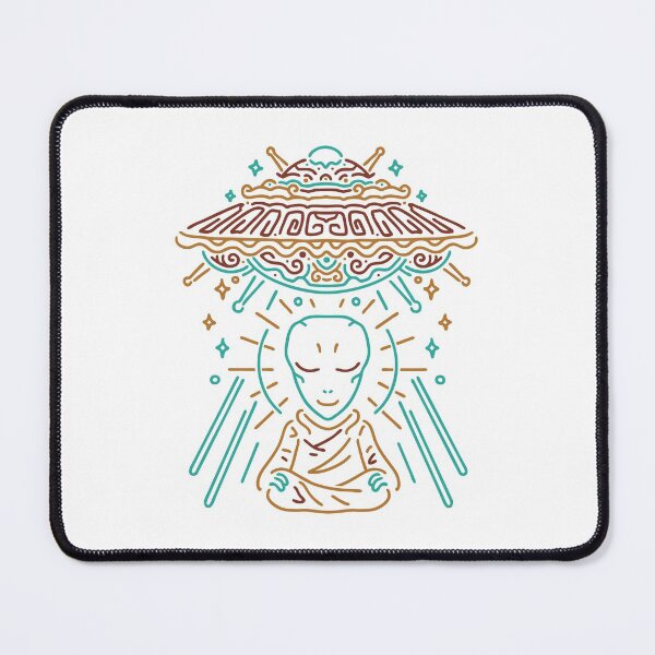 Item preview, Yogi Meditating Alien designed and sold by Vector Scout Lab.