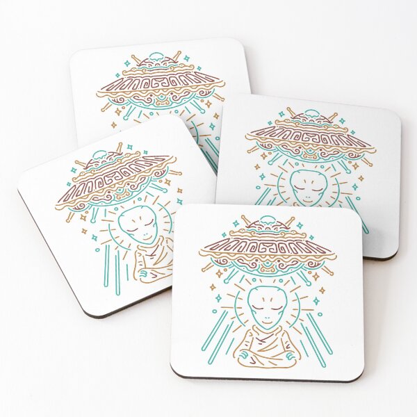 Item preview, Yogi Meditating Alien designed and sold by Vector Scout Lab.