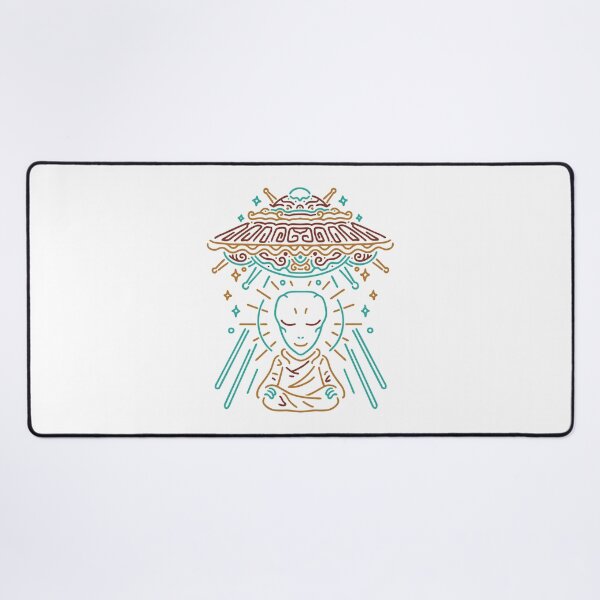 Item preview, Yogi Meditating Alien designed and sold by Vector Scout Lab.