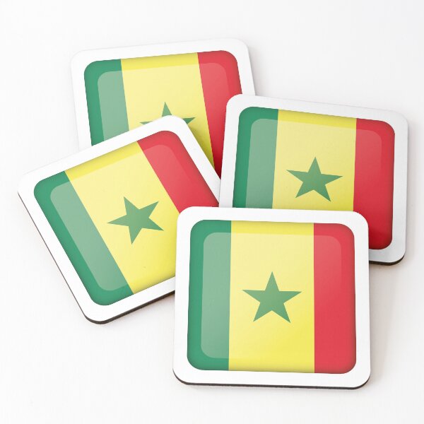 Item preview, Icon representing square button flag of Senegal. Ideal for catalogs of institutional materials and geography designed and sold by LucianoCosmo.