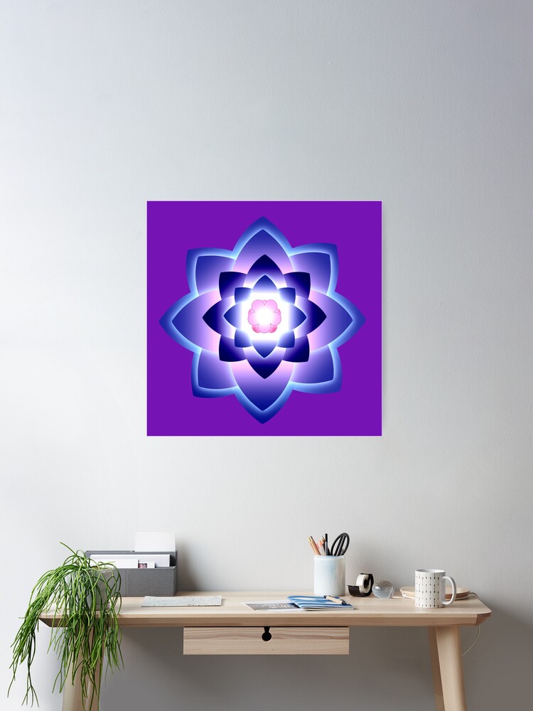 Thumbnail 1 of 3, Poster, Starlight Mandala Series 4 designed and sold by vkdezine.