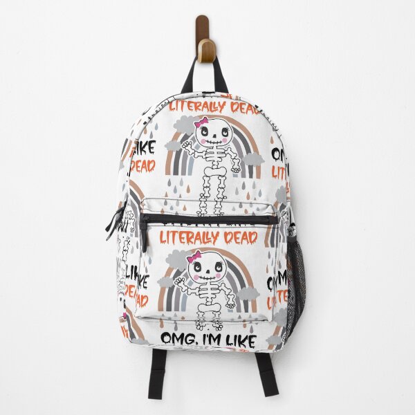 Item preview, OMG I'm Like Literally Dead Funny Halloween Graphic Skeleton SK designed and sold by andregiftshopzz.
