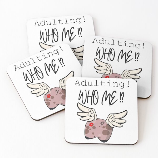 Item preview, Adulting - Who Me!? (Black text) designed and sold by Swags.