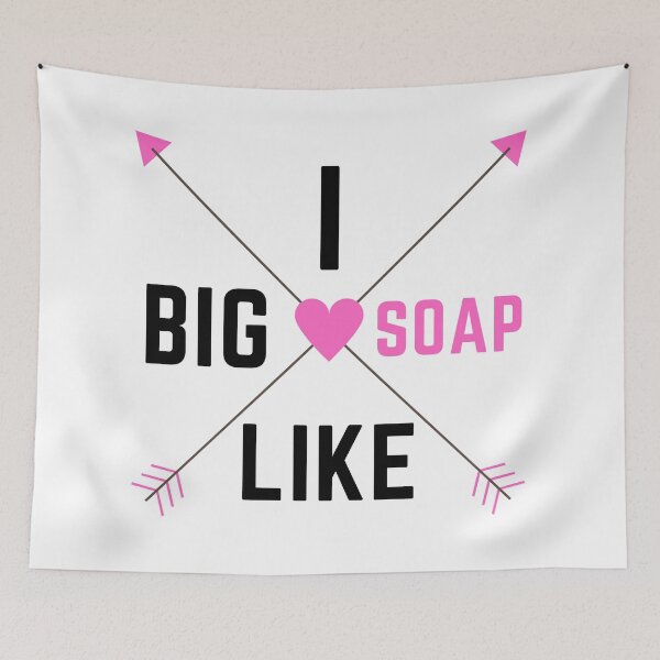Item preview, I Like Big Soap funny T-shirt men gift women gift designed and sold by InnovantDesigns.