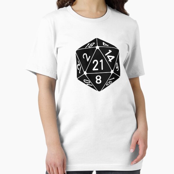 Item preview, 21 Sided 21st Birthday D20 Fantasy Gamer Die designed and sold by TheShirtYurt.