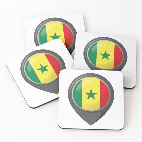 Item preview, Icon representing location pin with the flag of Senegal. Ideal for catalogs of institutional materials and geography designed and sold by LucianoCosmo.