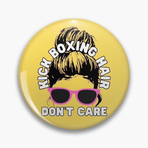 Item preview, Kick Boxing Hair Don't Care, Kick Boxing Girl designed and sold by Polishthestone.