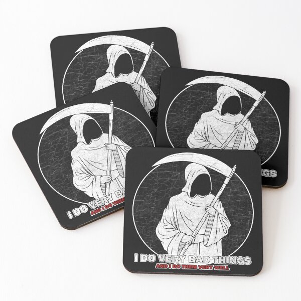 Item preview, Grim Reaper - I Do Very Bad Things And I Do Them Very Well designed and sold by ValentinaHramov.