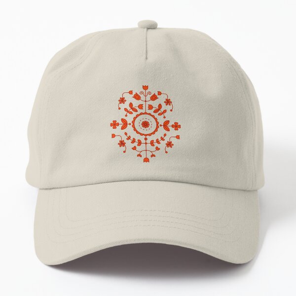 Aperçu de l'œuvre Bohème Floral - Orange créée et vendue par SilverPegasus.