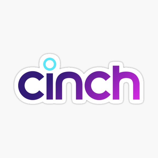 Best Selling Engaging Purple Cinch Logo Sticker