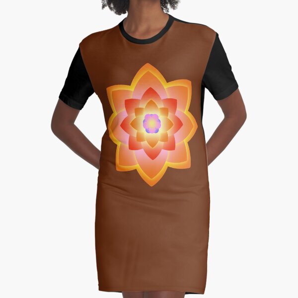 Starlight Mandala Series 3 Graphic T-Shirt Dress