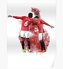 Pogba et Lingard Art - Dab Poster