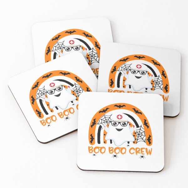 Item preview, Boo Boo Crew Ghost Doctor EMT' Halloween Nurse SK designed and sold by andregiftshopzz.
