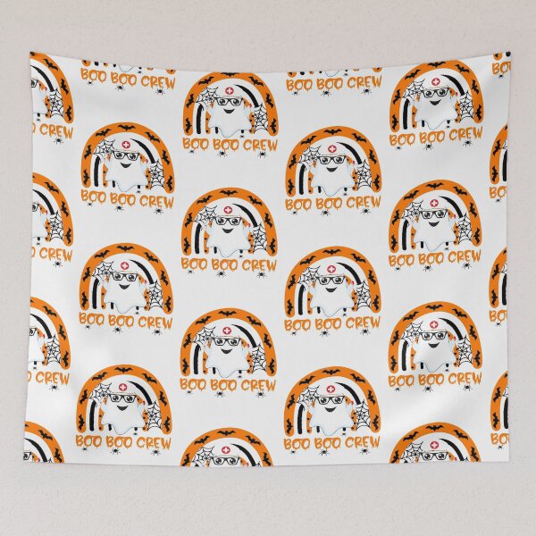 Item preview, Boo Boo Crew Ghost Doctor EMT' Halloween Nurse SK designed and sold by andregiftshopzz.