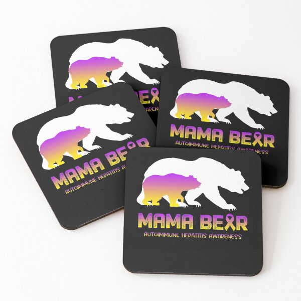 Item preview, Autoimmune Hepatitis Awareness Mama Bear Support Autoimmune Hepatitis designed and sold by Victormoratalla.