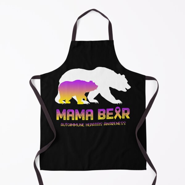Item preview, Autoimmune Hepatitis Awareness Mama Bear Support Autoimmune Hepatitis designed and sold by Victormoratalla.