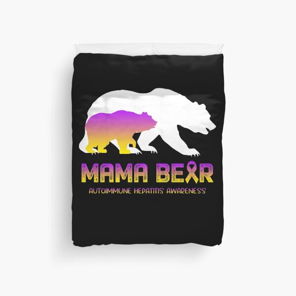 Item preview, Autoimmune Hepatitis Awareness Mama Bear Support Autoimmune Hepatitis designed and sold by Victormoratalla.