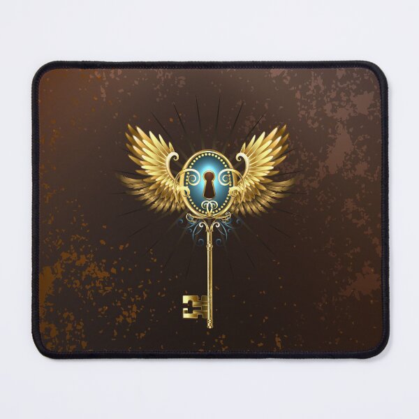 Item preview, Key with Golden Wings ( Steampunk wings ) designed and sold by Blackmoon9.