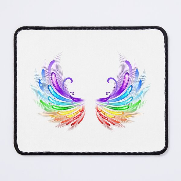 Item preview, Rainbow Wings on a White Background designed and sold by Blackmoon9.