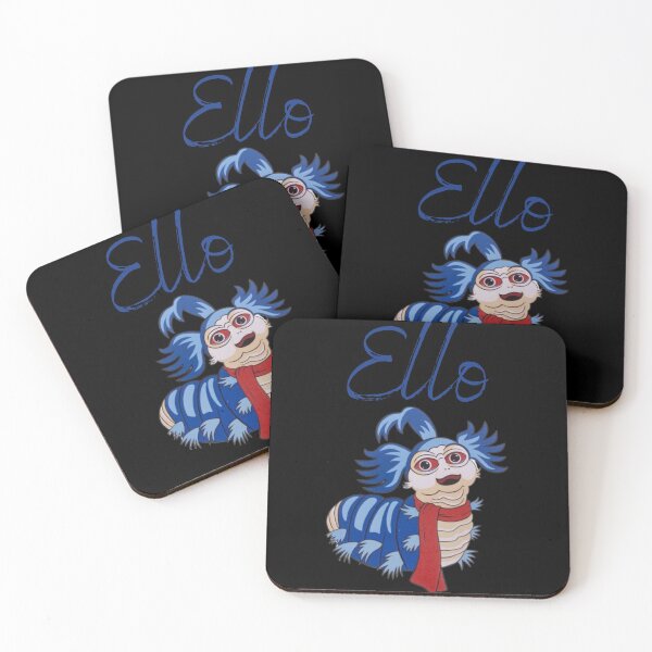 Item preview, Ello from the labyrinth worm in blue & Black designed and sold by comfortcare.