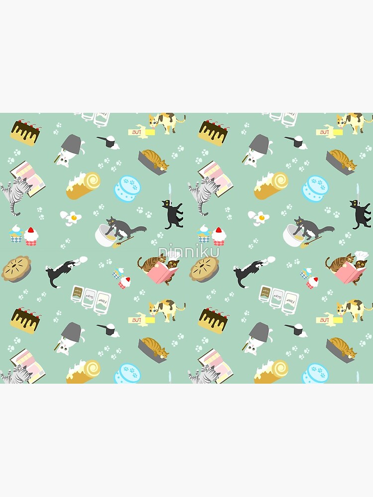 Cats Baking Cakes and other Sweets by ninniku