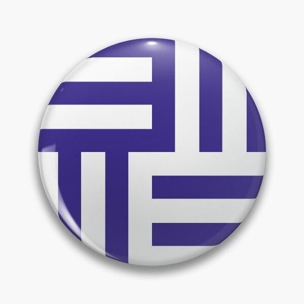 Item preview, Classic navy and white geometric pattern designed and sold by Designforoz.