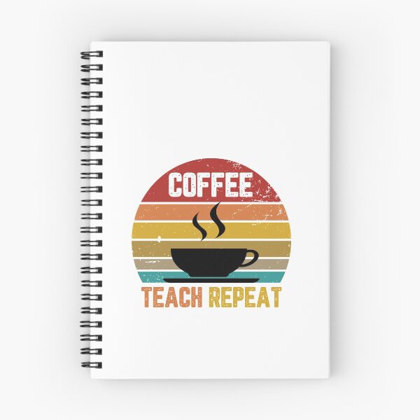 Item preview, Coffee Teach Sleep Repeat Teacher Vintage Gift SK designed and sold by andregiftshopzz.