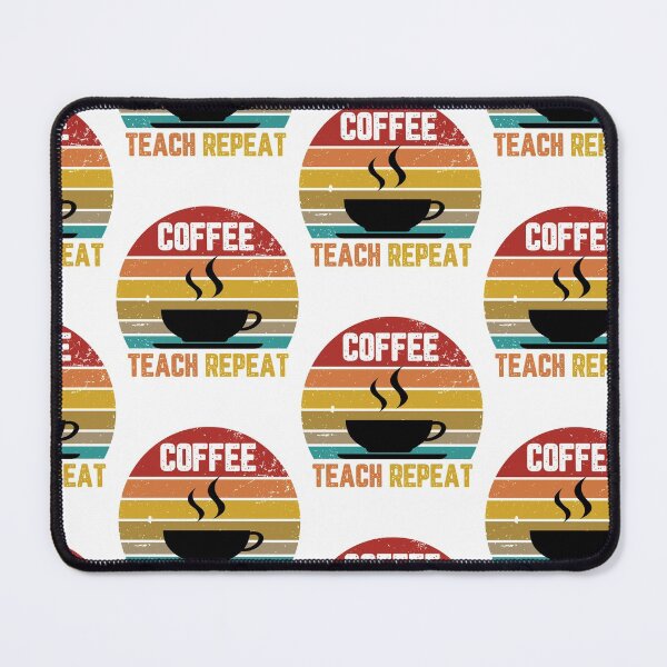 Item preview, Coffee Teach Sleep Repeat Teacher Vintage Gift SK designed and sold by andregiftshopzz.