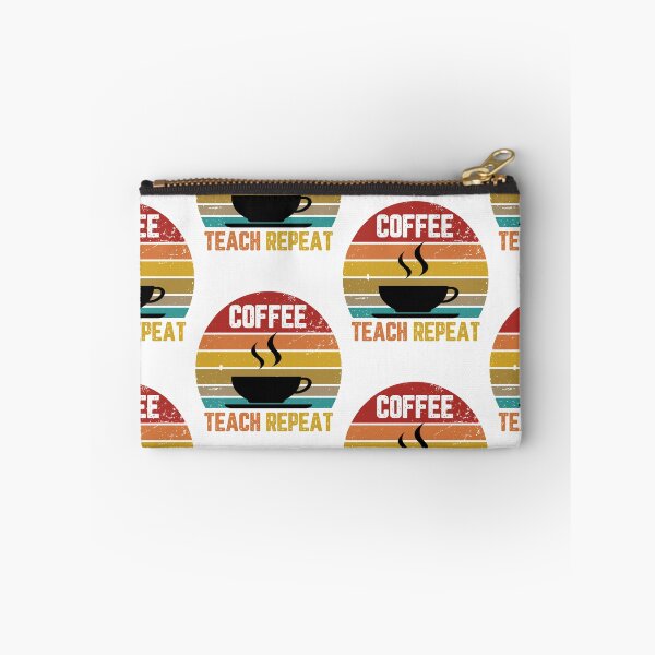 Item preview, Coffee Teach Sleep Repeat Teacher Vintage Gift SK designed and sold by andregiftshopzz.