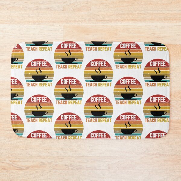 Item preview, Coffee Teach Sleep Repeat Teacher Vintage Gift SK designed and sold by andregiftshopzz.