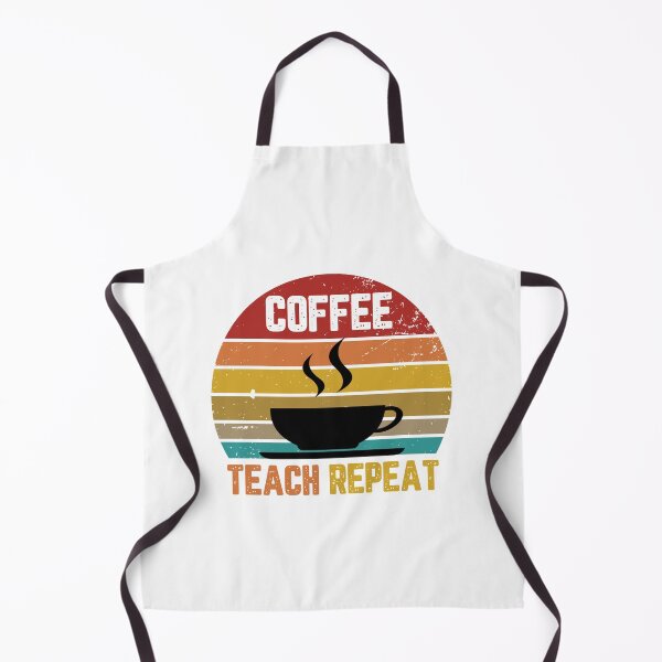 Item preview, Coffee Teach Sleep Repeat Teacher Vintage Gift SK designed and sold by andregiftshopzz.