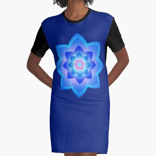 Starlight Mandala Series 2 Graphic T-Shirt Dress