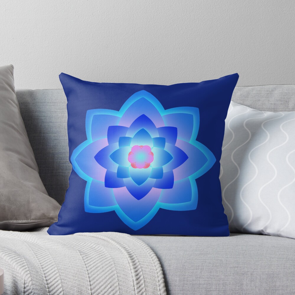 Starlight Mandala Series 2 Throw Pillow