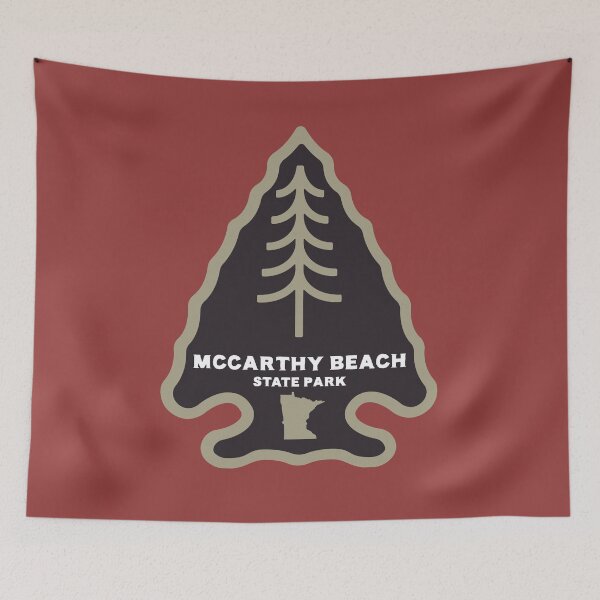 Item preview, McCarthy Beach State Park Minnesota MN Rustic Arrowhead with a Tree designed and sold by palmettodigital.
