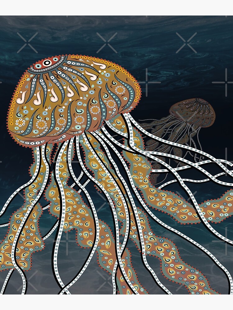 "aboriginal dot art jellyfish artwork " Poster for Sale by aDevlop25 ...
