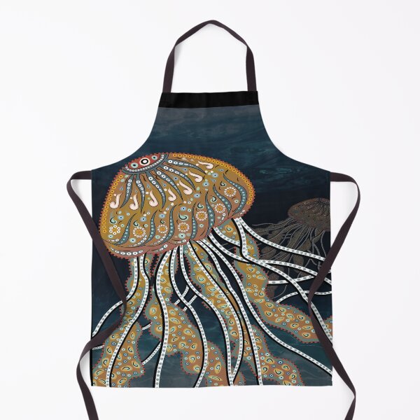 Item preview, aboriginal dot art jellyfish artwork designed and sold by aDevlop25.