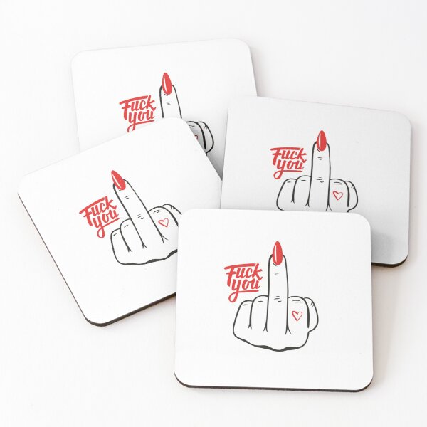 Item preview, fuck you girly middle finger designed and sold by prettywhitegirl.